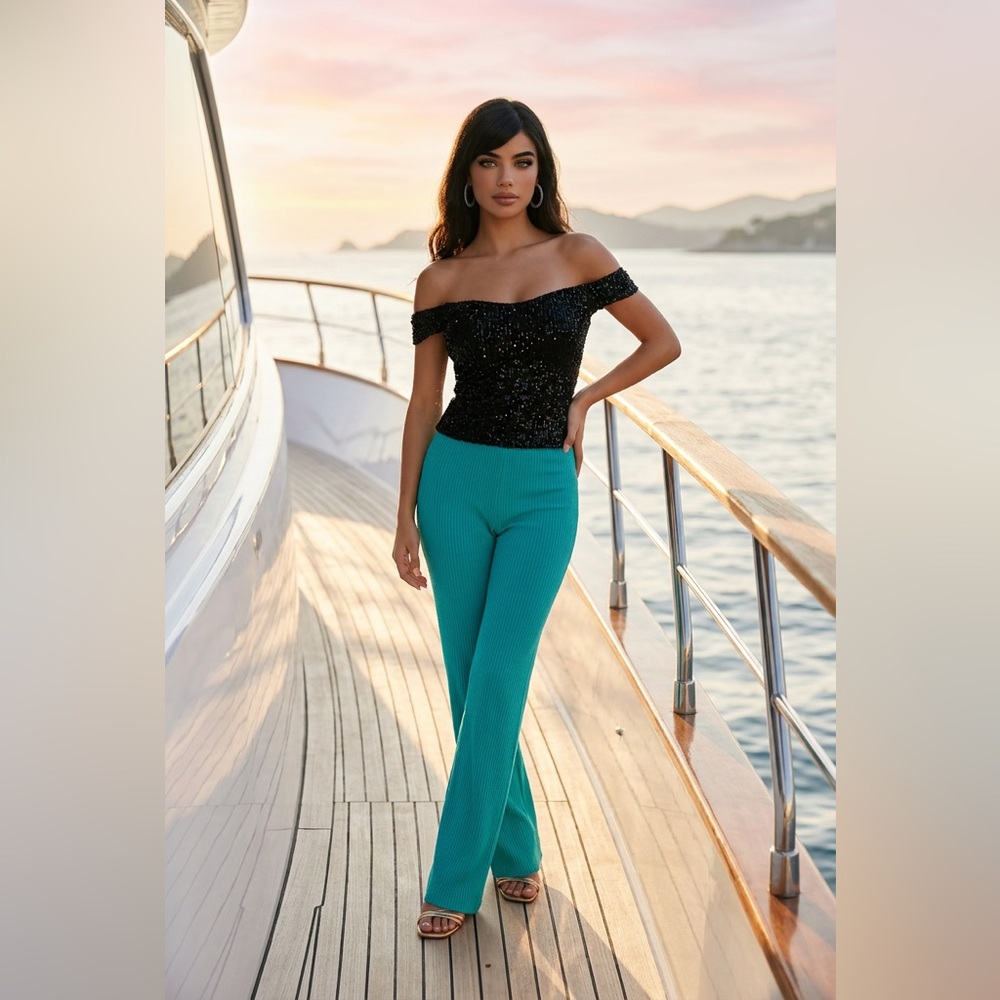 2 PAIR!! Cotton Citizen Women’s Teal Ibiza Lounge Pants Sz M NWOT Pink S